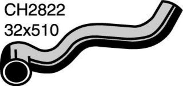 MACKAY Radiator Lower Hose  - TOYOTA DYNA YY100R - 1.8L Petrol - Mtm, Atm &