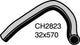 MACKAY BOTTOM HOSE - DYNA / TOYOTA-ACE