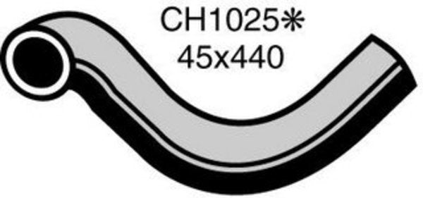 MACKAY Radiator Lower Hose  - FORD CORTINA TC, TD - 2.0L I4  PETROL - Manual