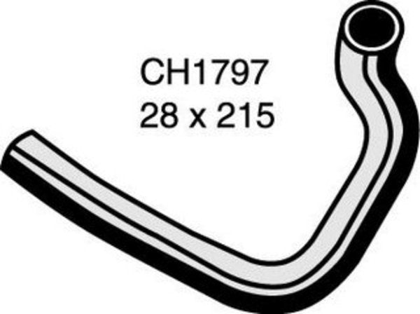 MACKAY Radiator Lower Hose  - MAZDA 323 BA - 1.8L I4  PETROL - Manual & Auto
