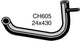 MACKAY BOTTOM HOSE - MORRIS 1100