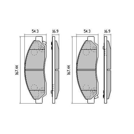 RDA PHANTOM CERAMIC BRAKE PAD SET HOLDEN ISUZU D-MAX RDC1468
