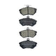 RDA GP MAX LOW METALLIC BRAKE PAD SET SEAT CORDOBA VOLKSWAGENRDB1325