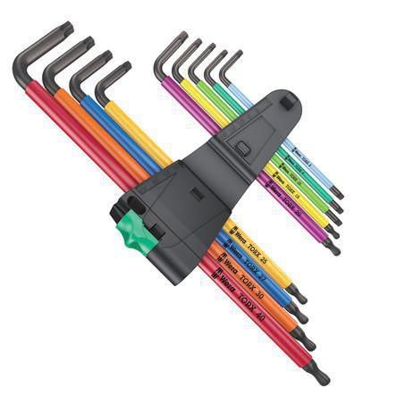 WERA TORX Multicolour L-key set 9pc 05024480001