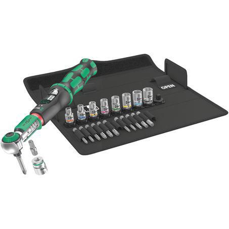 Wera 1/4in Hex Torque Wrench Set 23pc 2-12Nm Safe-Torque 05075832001