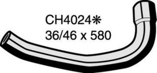 MACKAY Radiator Lower Hose  - JEEP WRANGLER TJ - 4.0L PETROL - Man & Atm