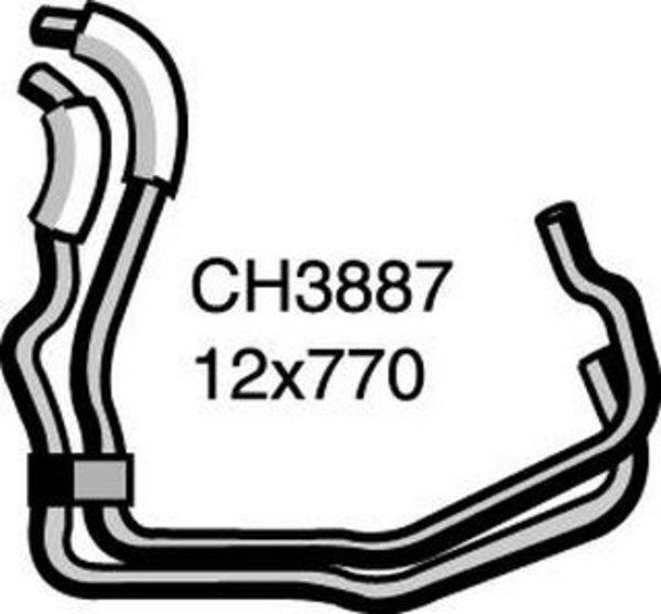 MACKAY HEATER HOSE SAAB 900 2.5 V6