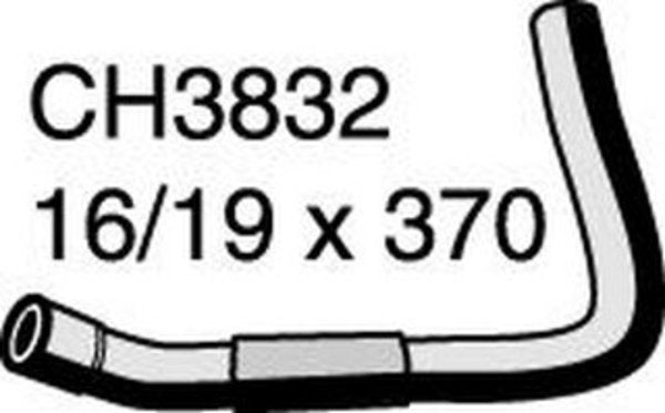 MACKAY HEATER HOSE INLET ISUZUKI 6VE1 03-
