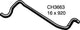 MACKAY HEATER HOSE HTR TO ENG NAVARA TD27
