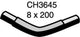 MACKAY Engine By Pass Hose  - NISSAN PATROL GU - 4.8L I6  PETROL - Manual & A