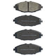 RDA GP MAX LOW METALLIC BRAKE PAD SET DAEWOO LANOS MATIZ RDB1368