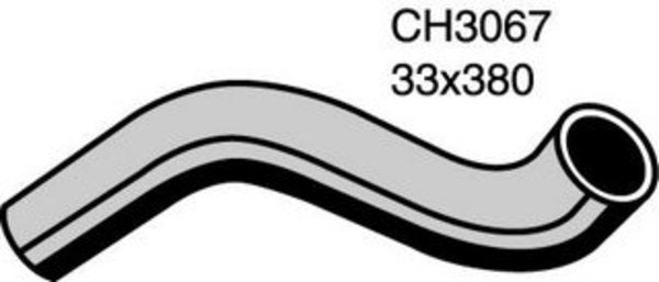 MACKAY RADIATOR HOSE UPPER FORD COURIER MAZDA B2600 G6 12V -06 CH3067