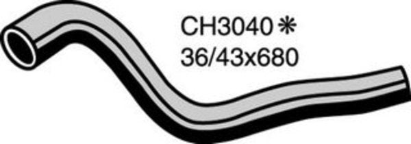 MACKAY JEEP RADIATOR HOSE LOWER CH3040