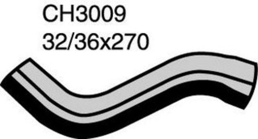 MACKAY RADIATOR HOSE UPPER TOYOTA HILUX 3.0 CH3009