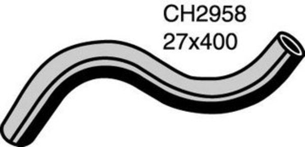 MACKAY Radiator Lower Hose FORD LASER KN, KQ 1.6L I4 MAZDA CH2958