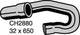 MACKAY HOLDEN RADIATOR HOSE UPPER CH2880