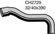 MACKAY RADIATOR HOSE UPPER RENAULT CH2729