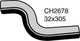 MACKAY TOYOTA RADIATOR HOSE LOWER CH2678