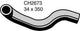 MACKAY RADIATOR HOSE UPPER MITSUBISHI PAJERO RADIATOR TO INTER COOLER CH2673