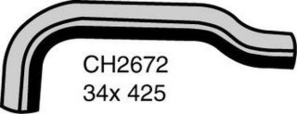 MACKAY MITSUBISHI RADIATOR HOSE LOWER CH2672