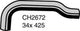 MACKAY MITSUBISHI RADIATOR HOSE LOWER CH2672