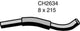 MACKAY HYUNDAI HEATER HOSE INLET CH2634
