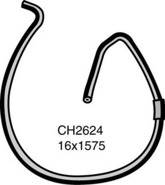 MACKAY FORD MAZDA MITSUBISHI NISSAN HEATER HOSE CH2624