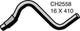 MACKAY MITSUBISHI HEATER HOSE CH2558