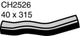 MACKAY TOYOTA RADIATOR HOSE LOWER CH2526