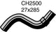 MACKAY TOYOTA RADIATOR HOSE UPPER CH2500