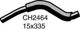 MACKAY TOYOTA HEATER HOSE CH2464