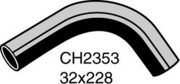 MACKAY RADIATOR HOSE UPPER SAAB 900 REAR CH2353