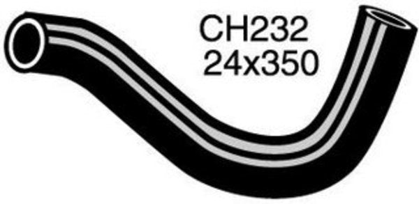MACKAY RADIATOR HOSE LOWER - MORRIS MINI WITHOUT HEATER CH232