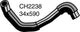 MACKAY RADIATOR HOSE LOWER - NISSAN CEFIRO MAXIMA A32 94-97 CH2238