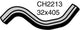 MACKAY TOYOTA LANDCRUISER PRADO RADIATOR HOSE UPPER CH2213