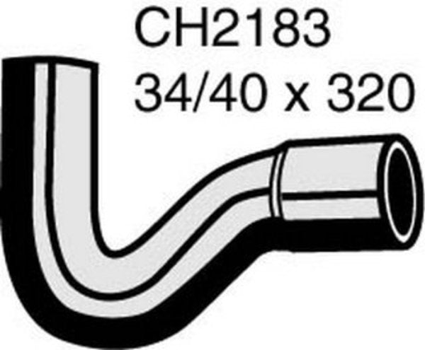 MACKAY Radiator Lower Hose HOLDEN BARINA SB - 1.4L I4 COMBO CH2183