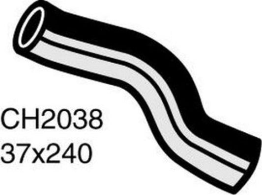 MACKAY Radiator Lower Hose TOYOTA LANDCRUISER FZJ80R 4.5L I6 CH2038