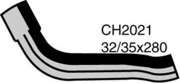 MACKAY Radiator Lower Hose TOYOTA HIACE LH61R 2.4L I4 CH2021