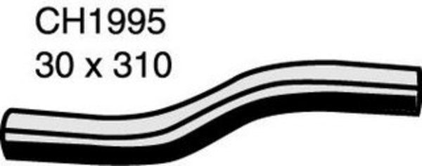 MACKAY Top Hose HOLDEN RODEO TF - 2.6L I4 PETROL CH1995