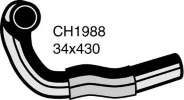 MACKAY Radiator Lower Hose MITSUBISHI CHALLENGER PAJERO NH 2.5L I4 I/C CH1988