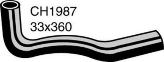 MACKAY Radiator Upper Hose MITSUBISHI CHALLENGER PAJERO NH 2.5L I4 I/C CH1987