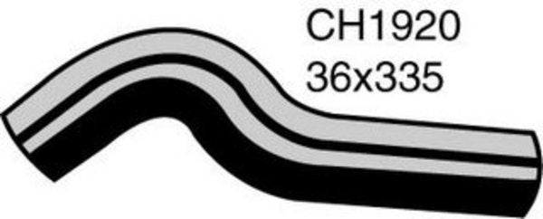 MACKAY Radiator Upper Hose TOYOTA LANDCRUISER HZJ75R 4.2L I6 CH1920