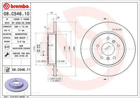D/ROTOR RR NIS QASHQAI 13> 290*13*11 SOL 5STUD 68id 47HT - 08.C546.11