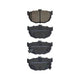 RDA GP MAX LOW METALLIC BRAKE PAD SET HYUNDAI KIA NISSAN RDB1166