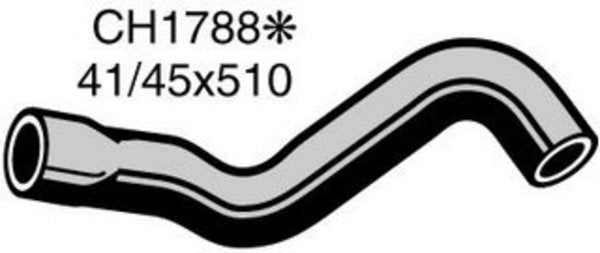 MACKAY Radiator Lower Hose FORD FALCON ED 4.0L CH1788