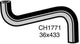 MACKAY Radiator Top Hose Ford FAIRMONT Falcon ED 4.0L Mtm & Atm CH1771
