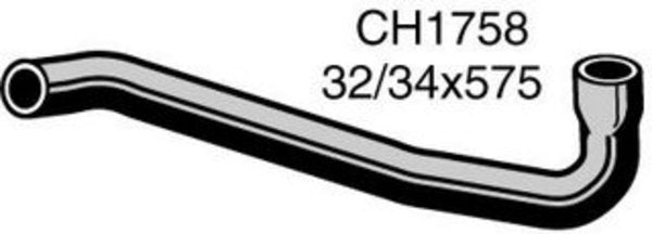 MACKAY Radiator Lower Hose TOYOTA HILUX LN56R 2.4L I4 CH1758