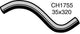 MACKAY Radiator Top Hose Ford Capri SA 1.6L  Mtm & Atm