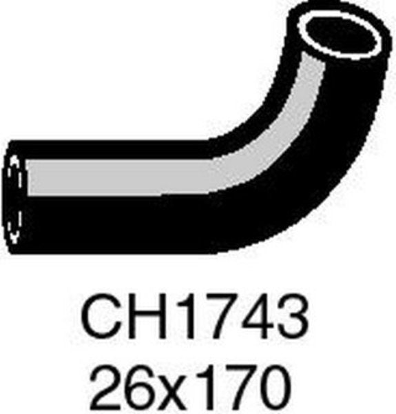 MACKAY Radiator Lower Hose HOLDEN BARINA MF, MH 1.3L I4 SUZUKI CH1743