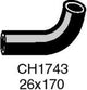 MACKAY Radiator Lower Hose HOLDEN BARINA MF, MH 1.3L I4 SUZUKI CH1743
